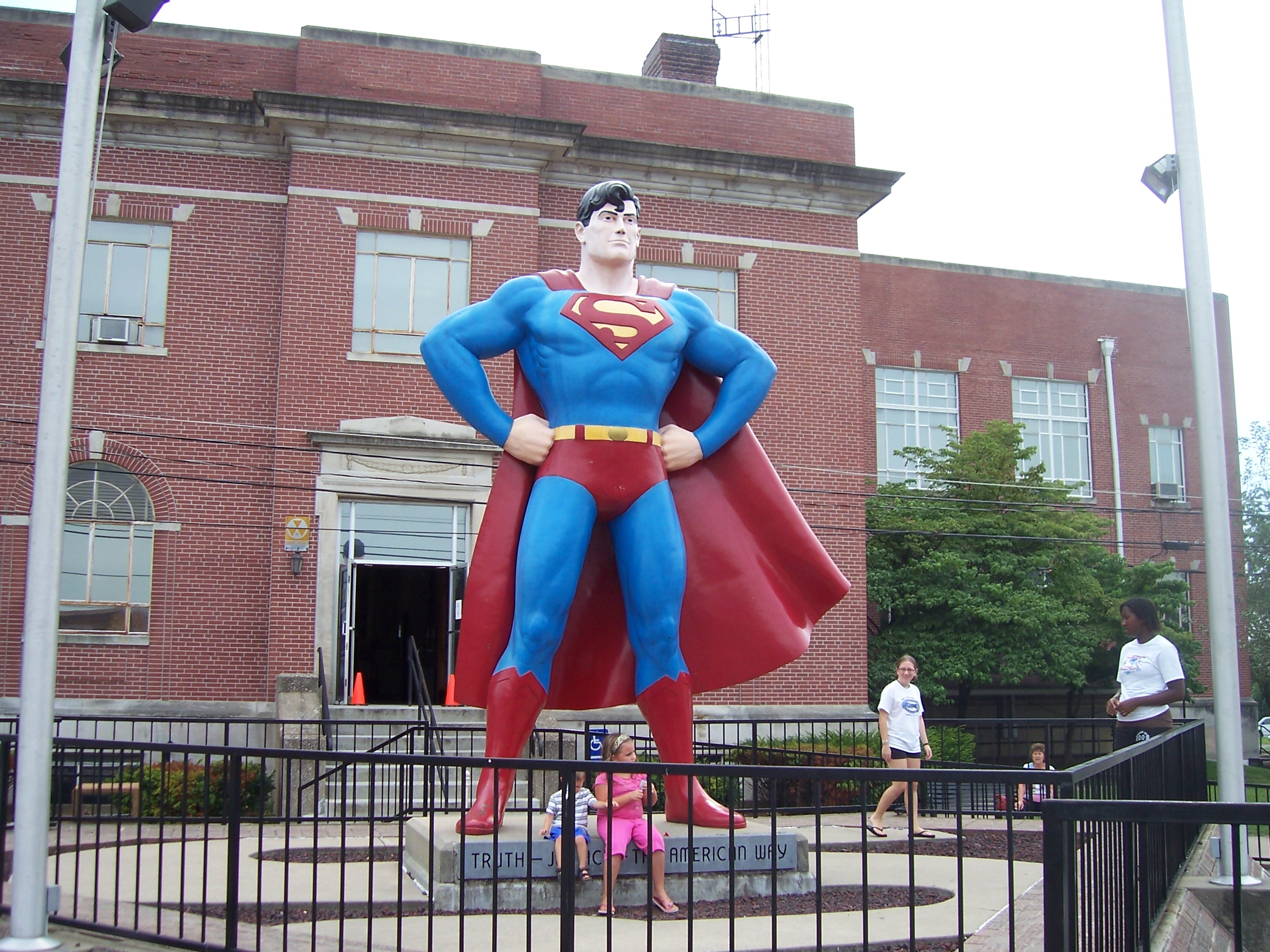 Visiting Metropolis, the Home of Superman